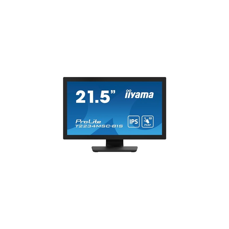 22" LCD iiyama T2234MSC-B1S:PCAP,10P,IPS,FHD,HDMI