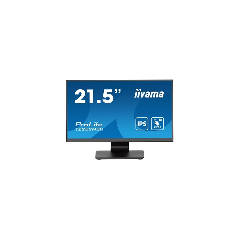 22" LCD iiyama T2252MSC-B2: IPS,FHD,10P,DP,HDMI