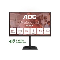 AOC MT 27" 27E4CV - 1920x1080,IPS,120Hz,1xHDMI,1xDP,USBhub,USB-C,PD,RJ45,Repro,Pivot