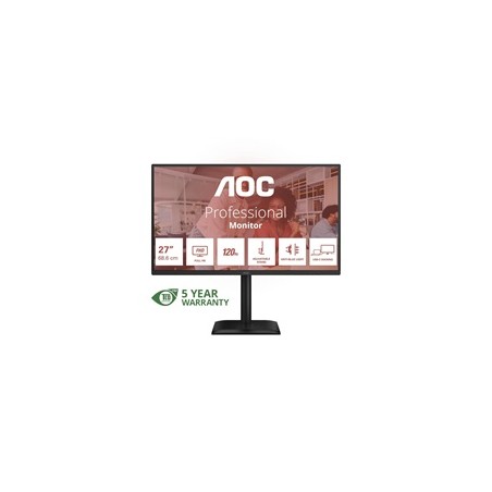 AOC MT 27" 27E4CV - 1920x1080,IPS,120Hz,1xHDMI,1xDP,USBhub,USB-C,PD,RJ45,Repro,Pivot