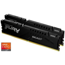 KINGSTON DIMM DDR5 64GB (Kit of 2) 5600MT/s CL36 FURY Beast Černá EXPO