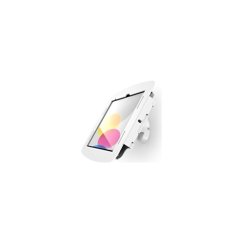 Compulocks iPad 10th-11th (A16) Gen Space Enclosure Bow Tilting Wall Mount White - Montážní sada (kryt, výklopné uchycení na