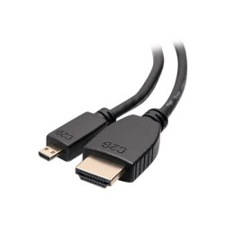 C2G 6ft HDMI to Micro HDMI Cable with Ethernet - High Speed HDMI Cable - Kabel HDMI s ethernetem - 19 pin micro HDMI Type D s