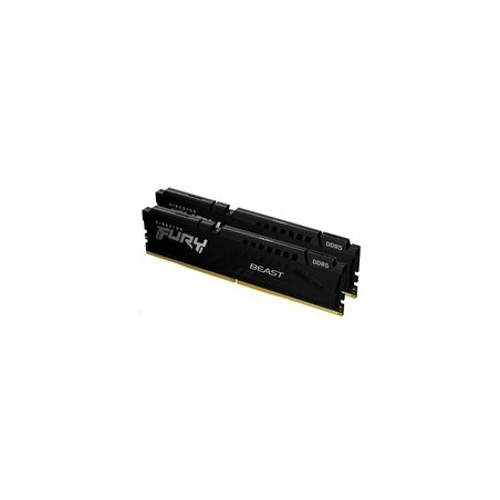 KINGSTON DIMM DDR5 16GB (Kit of 2) 5200MT/s CL40 FURY Beast Černá