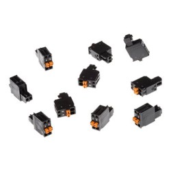 AXIS Connector A 2-pin 2.5 Straight - Konektor pro kameru (balení 10) - pro AXIS P1385-E, Q1656-BE, Q1656-BLE