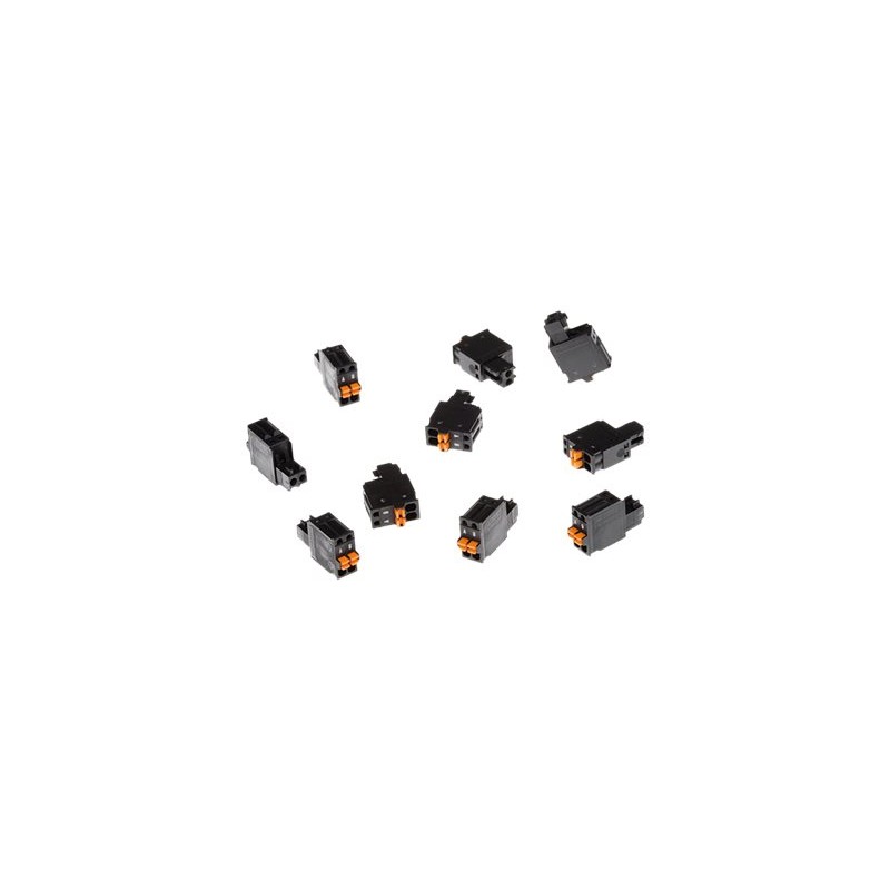 AXIS Connector A 2-pin 2.5 Straight - Konektor pro kameru (balení 10) - pro AXIS P1385-E, Q1656-BE, Q1656-BLE