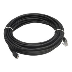 AXIS F7308 - Kabel fotoaparátu - Micro USB typ B (M) do RJ-12 (M) - 8 m - černá (balení 4) - pro AXIS P1244, p1254, P1264