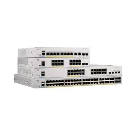 Catalyst C1000-8P-2G-L, 8x 10/100/1000 Ethernet PoE+ ports and 67W PoE budget, 2x 1G SFP and RJ-45