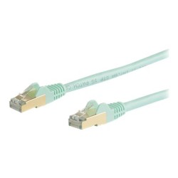 StarTech.com 10m CAT6A Ethernet Cable, 10 Gigabit Shielded Snagless RJ45 100W PoE Patch Cord, CAT 6A 10GbE STP Network Cable