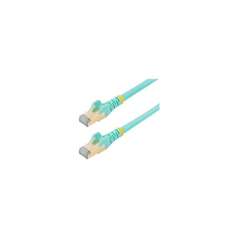 StarTech.com 7.5m CAT6A Ethernet Cable, 10 Gigabit Shielded Snagless RJ45 100W PoE Patch Cord, CAT 6A 10GbE STP Network Cable