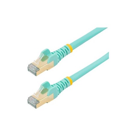 StarTech.com 7.5m CAT6A Ethernet Cable, 10 Gigabit Shielded Snagless RJ45 100W PoE Patch Cord, CAT 6A 10GbE STP Network Cable