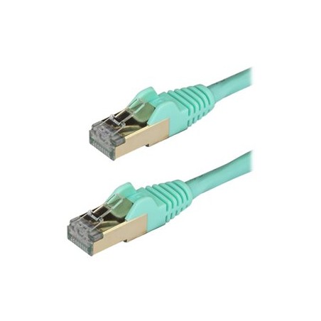 StarTech.com 2m CAT6A Ethernet Cable, 10 Gigabit Shielded Snagless RJ45 100W PoE Patch Cord, CAT 6A 10GbE STP Network Cable