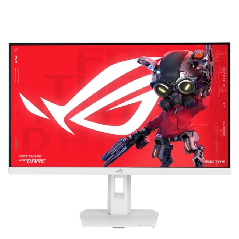 ASUS LCD 27" XG27ACMES-W ROG Strix, 2560x1440, 350nits, 255Hz, 1ms, HDR10, VESA, DP, HDMI, USB-C, White