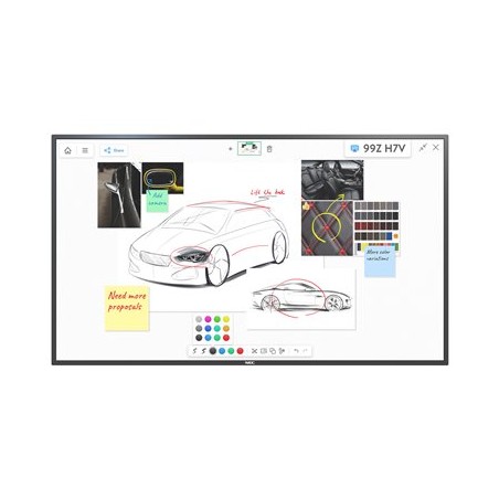 NEC MultiSync V754Q IGB - 75" Třída úhlopříčky displej LCD s LED podsvícením - interaktivní digital signage - s dotyková