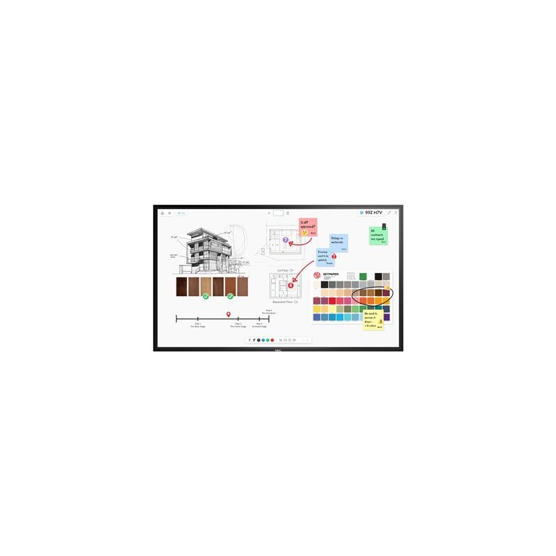 NEC MultiSync M751 IGB - 75" Třída úhlopříčky M Series displej LCD s LED podsvícením - digital signage - s dotyková obrazovka