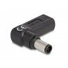 Delock - Adaptér napájení - 24 pin USB-C (F) do DC jack 7,4 x 5 mm (M) - 19.5 V - 3 A - úhlový - černá