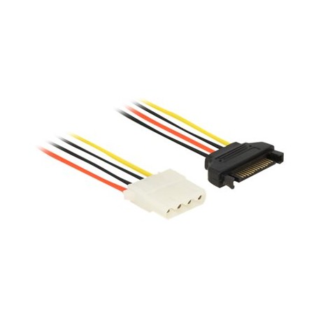 Delock - Adaptér napájení - 4 pinové interní napájení (F) do SATA napájení (M) - 20 cm