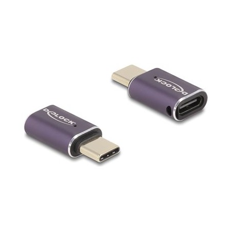 Delock - USB adaptér - 24 pin USB-C (M) do 24 pin USB-C (F) - Thunderbolt 4 - 48 V - 5 A - rychlost prenosu dat až 40 Gbps