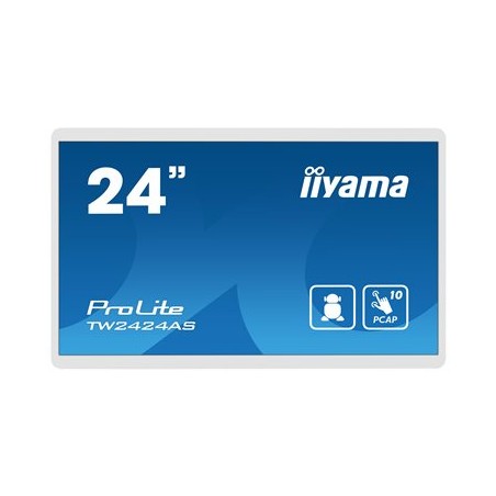 24" iiyama TW2424AS-W1: PCAP, Android 12,FHD
