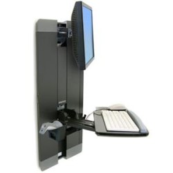 Ergotron StyleView - Montážní sada (montáž na zeď, rameno klávesnice, opěrka zápěstí, mouse pouch, panel vertical lift) - pro