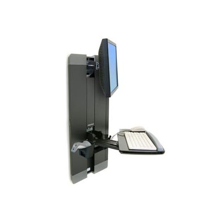 Ergotron StyleView - Montážní sada (montáž na zeď, rameno klávesnice, opěrka zápěstí, mouse pouch, panel vertical lift) - pro
