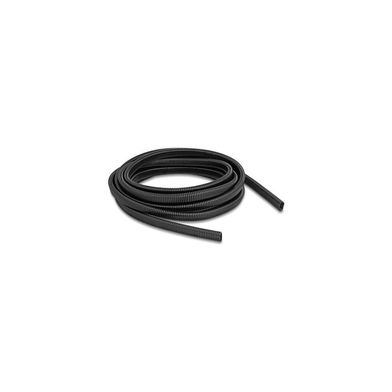 Delock - Kabelový kanál - plast, oválný tvar, pružný, 13,6 x 6,3 mm - cerná - 5 m