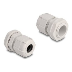 Delock - Kabelová pruchodka (M20) - šedá (balení 10)