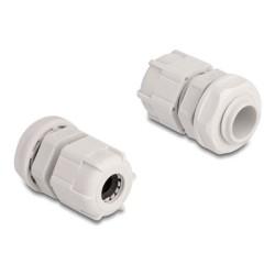 Delock - Cable gland (M12) - šedá (balení 10)