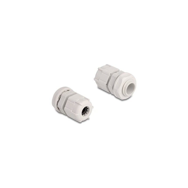 Delock - Cable gland (M12) - šedá (balení 10)