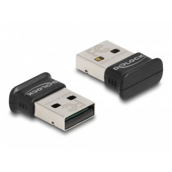 Delock - Síťový adaptér - USB - Bluetooth 5.0 EDR, Bluetooth 5.0 LE - Třída 1