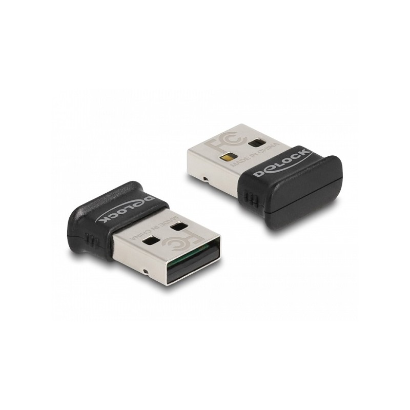 Delock - Síťový adaptér - USB - Bluetooth 5.0 EDR, Bluetooth 5.0 LE - Třída 1