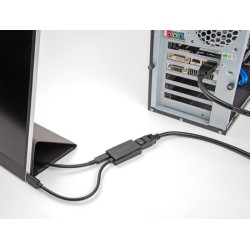 Delock - USB kabel - 24 pin USB-C (M) do DisplayPort, USB-C (PD) (F) - DisplayPort 1.2 - 15 cm - podporuje 4K, napájení USB (85