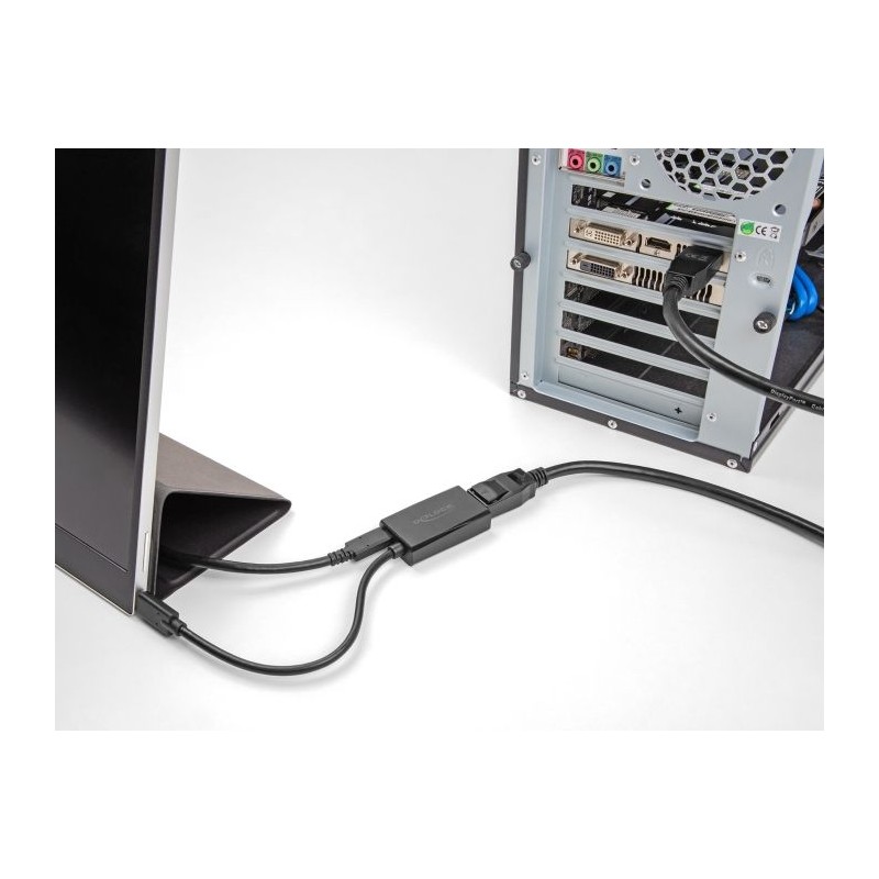 Delock - USB kabel - 24 pin USB-C (M) do DisplayPort, USB-C (PD) (F) - DisplayPort 1.2 - 15 cm - podporuje 4K, napájení USB (85