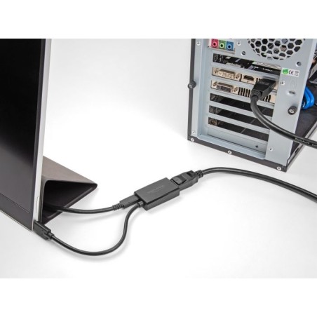 Delock - USB kabel - 24 pin USB-C (M) do DisplayPort, USB-C (PD) (F) - DisplayPort 1.2 - 15 cm - podporuje 4K, napájení USB (85