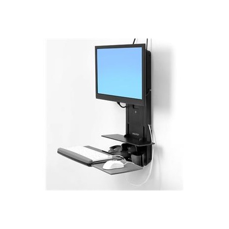 Ergotron StyleView Sit-Stand Vertical Lift, Patient Room - Montážní sada (opěrka zápěstí, mouse pouch, panel vertical lift