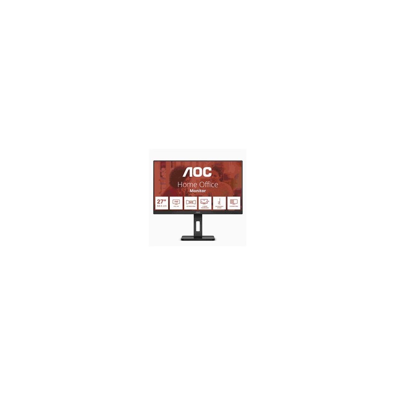 AOC MT IPS LCD WLED 27" 27E3QAF - IPS panel, 1920x1080, D-Sub, HDMI, DP, repro, pivot