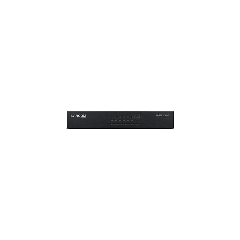LANCOM 2100EF - Brána SD-WAN - with fiber and Ethernet - 1GbE, 2.5GbE - 1U - spravování cloudem - montáž na stul / do skríne