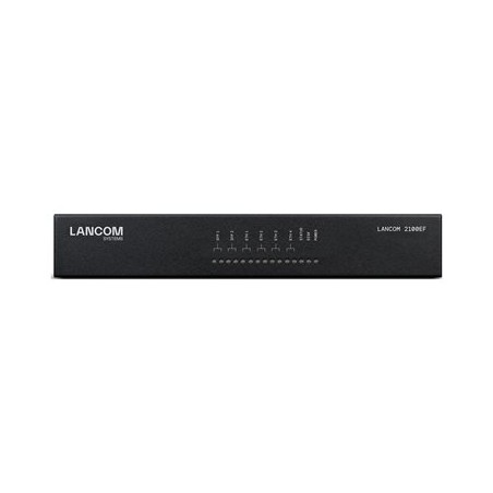 LANCOM 2100EF - Brána SD-WAN - with fiber and Ethernet - 1GbE, 2.5GbE - 1U - spravování cloudem - montáž na stul / do skríne