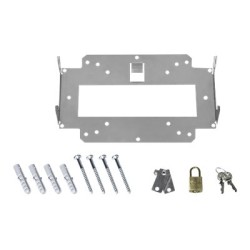 LANCOM Wall Mount + Lock (LN) - Sada pro montáž sítového zarízení - montáž na strop, montáž na stenu (balení 10)