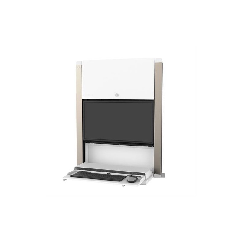 Ergotron CareFit Sit-Stand Enclosure/27IN MIS-D 5Y W White