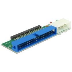 Delock - Adaptér IDE / EIDE - IDC 40 pinů, 4 pinové interní napájení (M) do IDC 44 pinů (F)