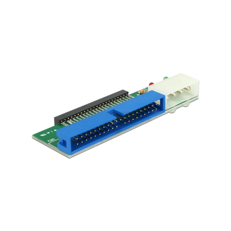 Delock - Adaptér IDE / EIDE - IDC 40 pinů, 4 pinové interní napájení (M) do IDC 44 pinů (F)