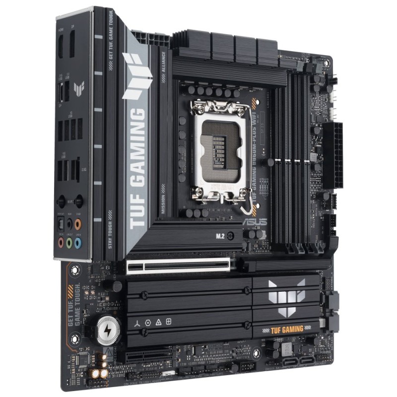 ASUS MB Sc LGA1851 TUF GAMING B860M-PLUS WIFI, Intel B860, 4xDDR5, 1xUSB4, 1xDP, 1xHDMI, WiFi, mATX