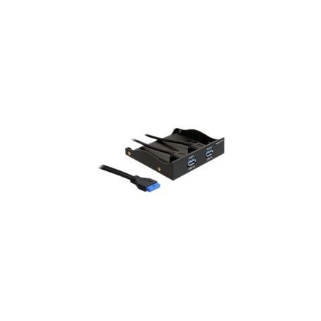 Delock USB 3.0 Front Panel 2-Port - Panel portů úložiště - USB 3.0 x 2
