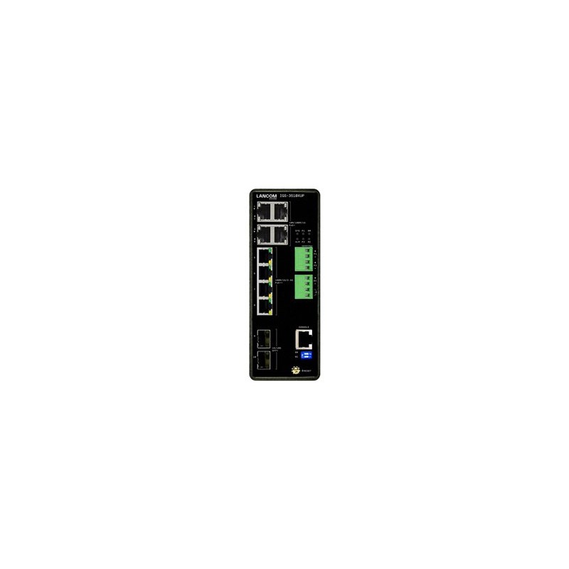 LANCOM IGS-3510XUP - Prepínac - prumyslový - L3 - rízený - 4 x 10/100/1000/2.5G (PoE++) + 4 x 10/100/1000 (PoE+) + 2 x 10