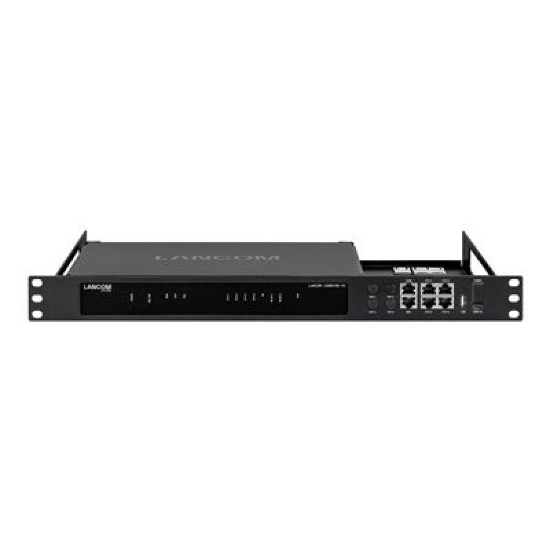 LANCOM - Konzole pro montáž sítového zarízení - blackline plus - prední montáž - cerná - 1U - 19"