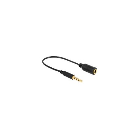 Delock - Audio adaptér - mini-phone stereo 3.5 mm se zdířkami (female) do mini-phone stereo 3.5 mm s piny (male) - 17.5 cm