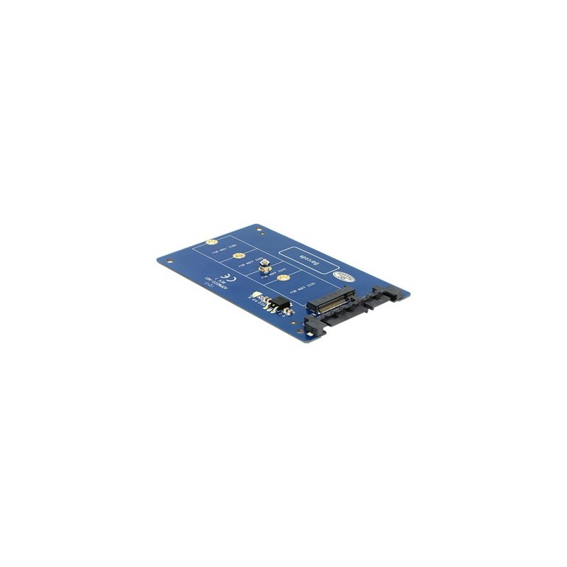 Delock Converter SATA 22 pin M.2 NGFF - Řadič úložiště - SATA 6Gb/s - SATA 6Gb/s