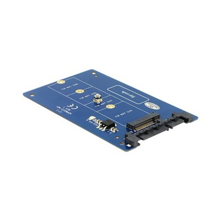 Delock Converter SATA 22 pin M.2 NGFF - Řadič úložiště - SATA 6Gb/s - SATA 6Gb/s