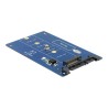 Delock Converter SATA 22 pin M.2 NGFF - Řadič úložiště - SATA 6Gb/s - SATA 6Gb/s